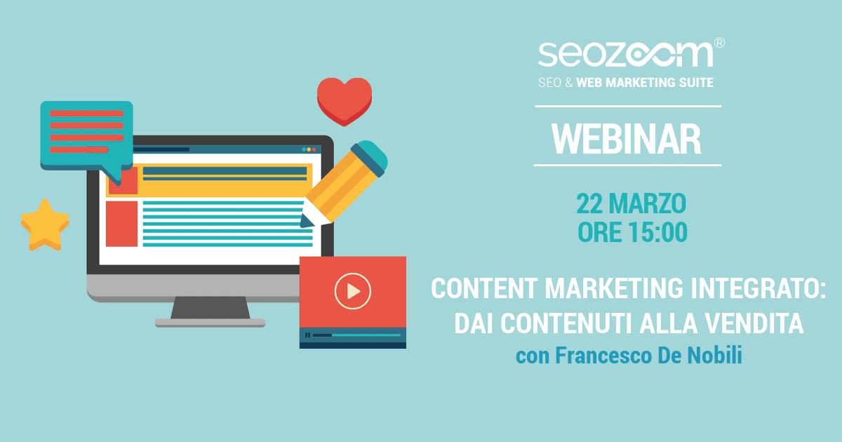 Webinar: Content marketing integrato, dai contenuti alla vendita