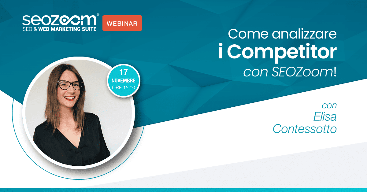 Webinar su SEOZoom: Come studiare i competitor