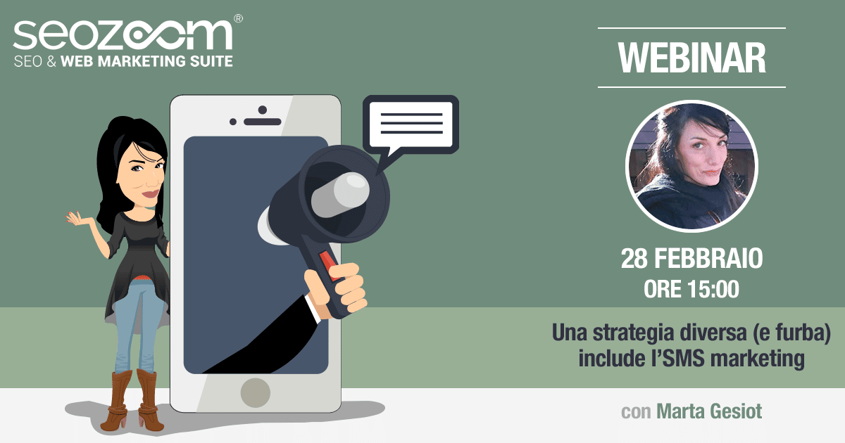 Webinar: Una strategia diversa (e furba) include l’SMS marketing