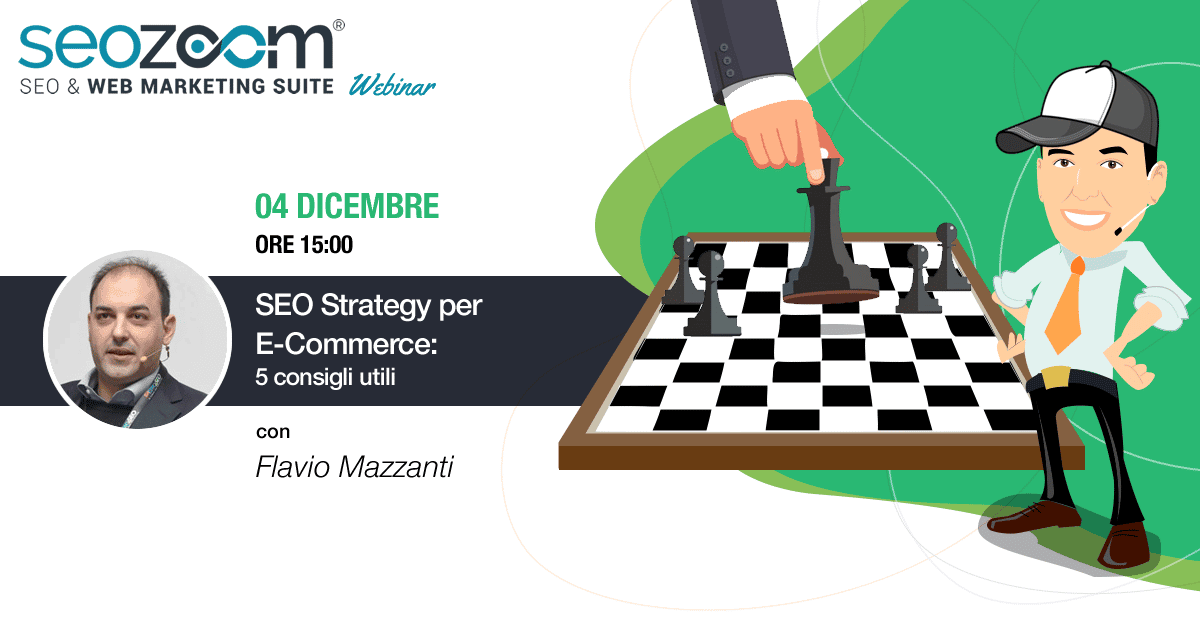 Webinar: SEO Strategy per E-Commerce: 5 consigli utili