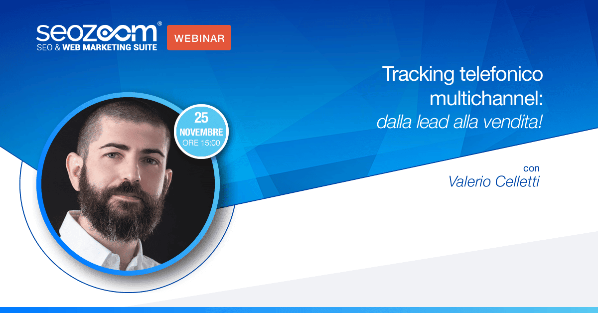 Webinar: Tracking telefonico multichannel (dalla lead alla vendita)