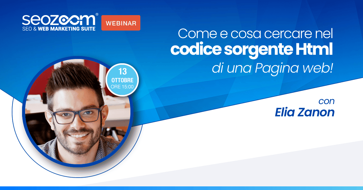 Webinar: Come e cosa cercare nel codice sorgente Html di una Pagina web