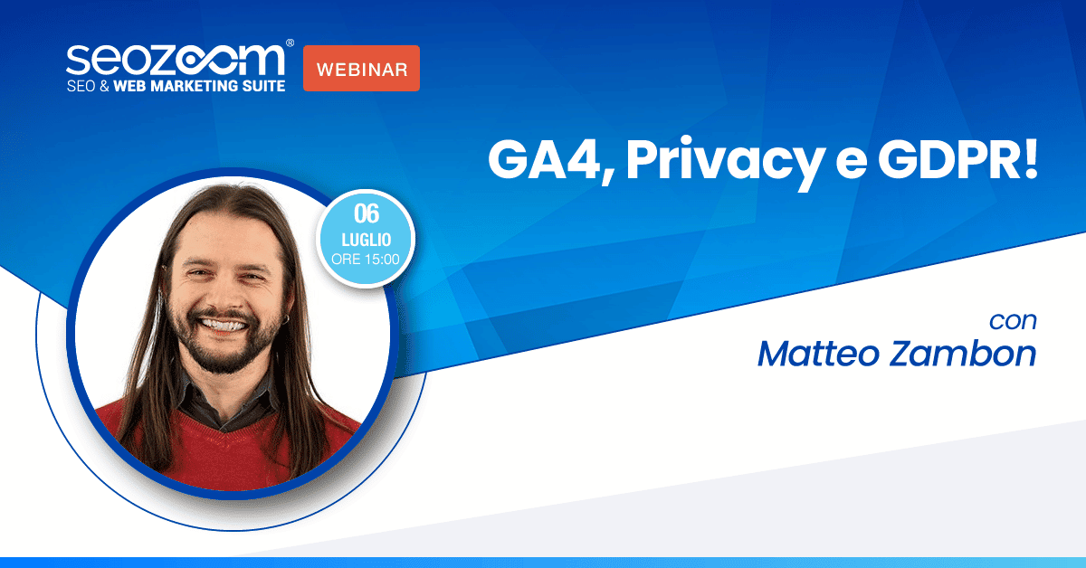 Webinar: GA4, Privacy e GDPR