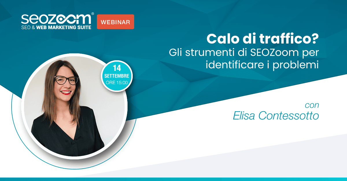 Webinar: Calo di traffico? Gli strumenti di SEOZoom per identificare i problemi