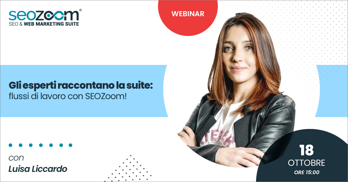 Webinar: Gli esperti raccontano la suite (5 lezione)