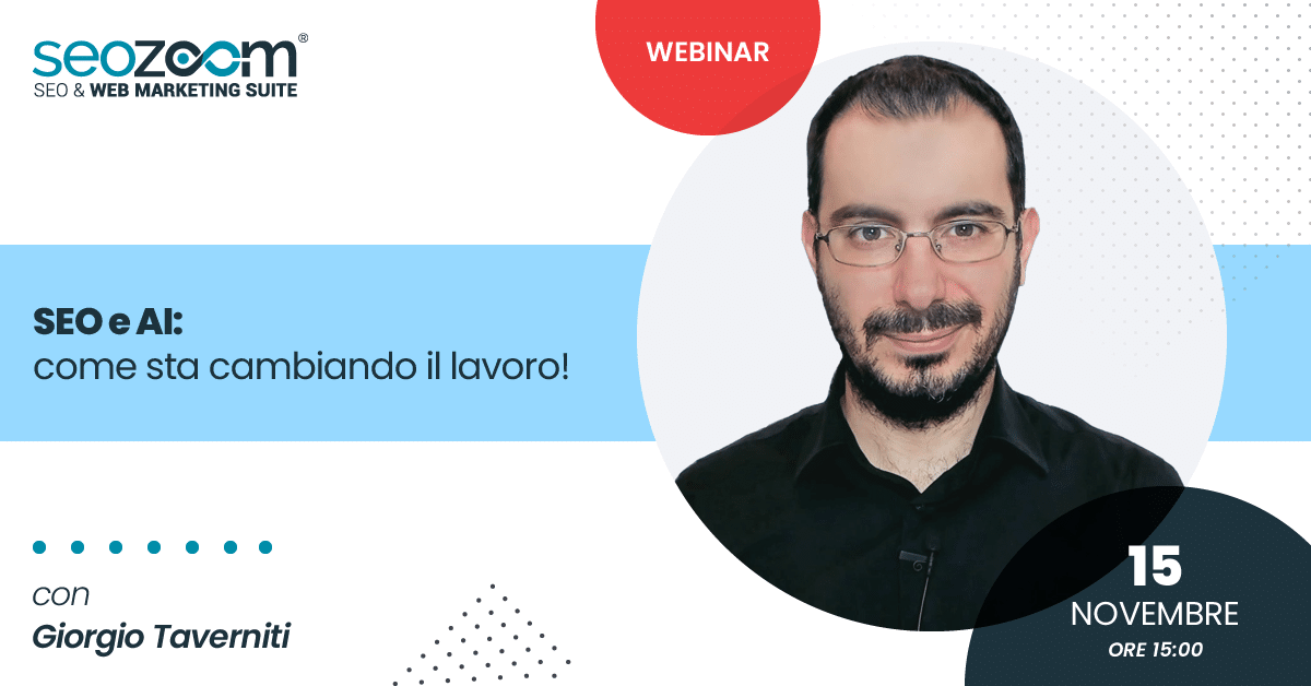 Webinar: SEO e AI – come sta cambiando il lavoro