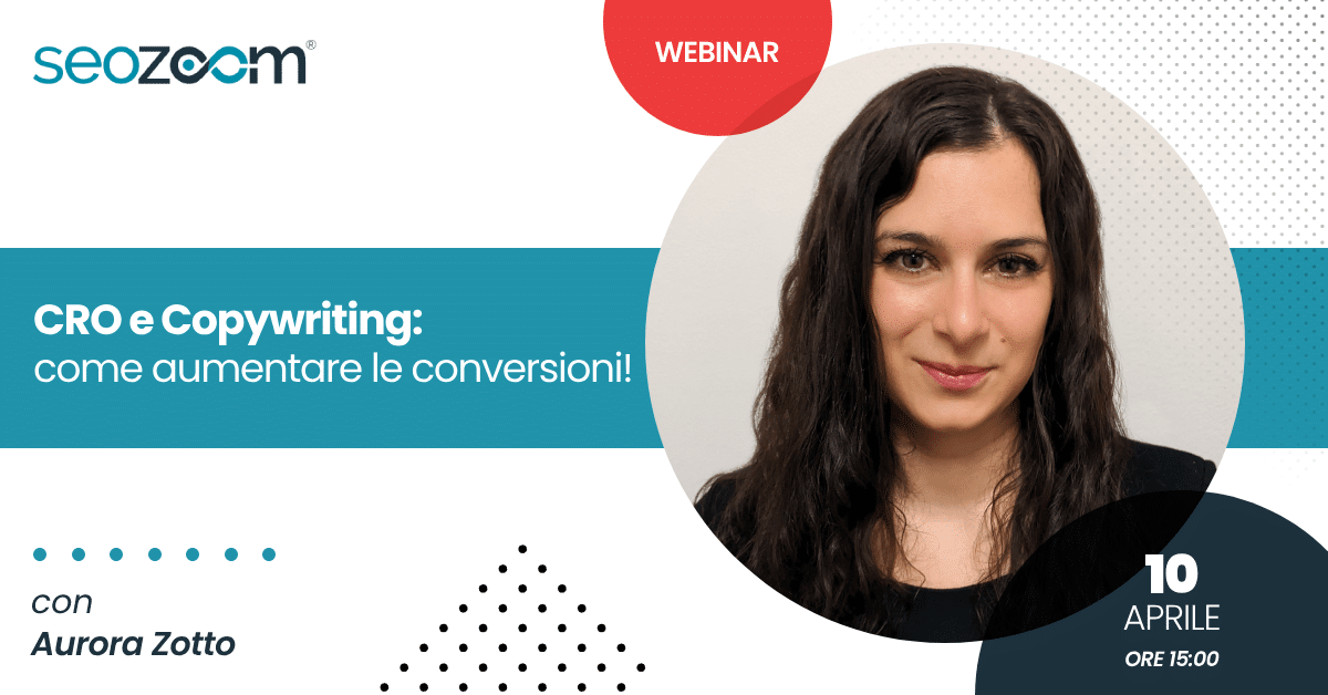 Webinar: CRO e Copywriting – come aumentare le conversioni!